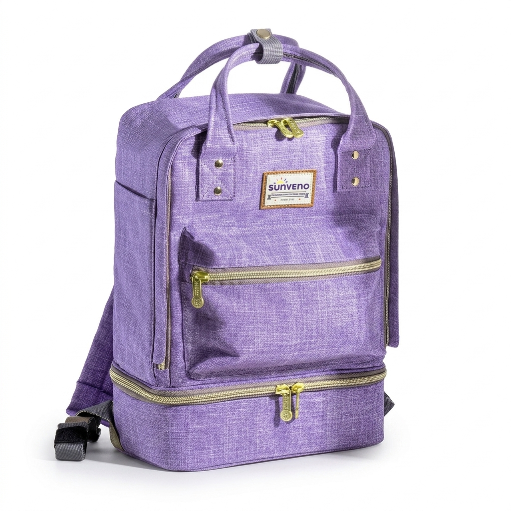 Double Layer Breast Milk Cooler Bag & Nursing Backpack